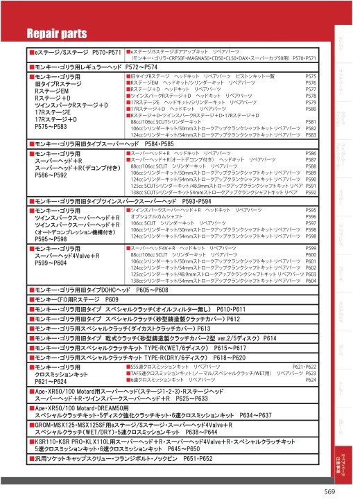 2020-2021 Takegawa PARTS CATALOG Vol.30
