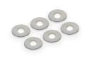 プレーンワッシャ　6個入(穴径:6mmX直径:Φ19mmX厚み:1.6mm)