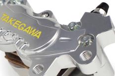 アルミビレット4POTキャリパー(右用　シルバー)