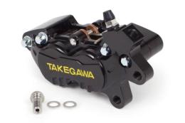 アルミビレット4POTキャリパー(右用　ブラック)