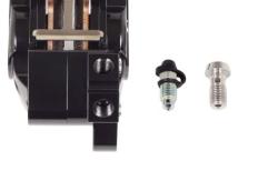 アルミビレット4POTキャリパー(左用　ブラック)