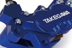 アルミビレット4POTキャリパー(左用　ブルー)