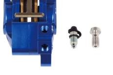 アルミビレット4POTキャリパー(左用　ブルー)