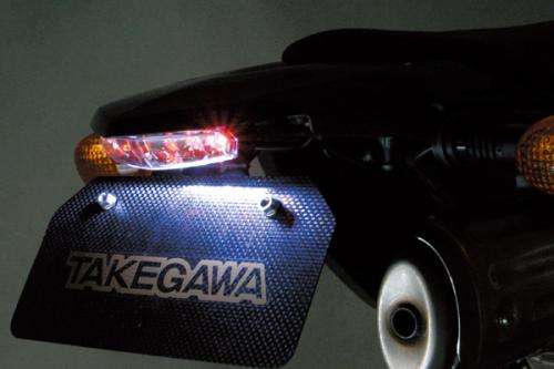 SPECIAL PARTS TAKEGAWA / フェンダーレスLEDミニテールランプ(クリア)