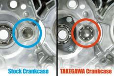 SPECIAL PARTS TAKEGAWA / 強化クランクケースキット(セカンダリー式)(88cc/100cc/106cc)