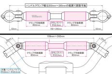 アジャスタブルハンドルブレース(ブラック)
