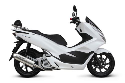 PCX150 KF30 SP武川コーンオーバルマフラー