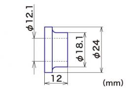 内径12mmカラー(アルミ製)
